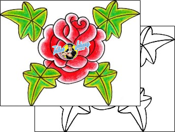 Flower Tattoo plant-life-flowers-tattoos-vivi-vvf-00178