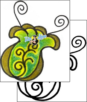 Flower Tattoo plant-life-flowers-tattoos-vivi-vvf-00180