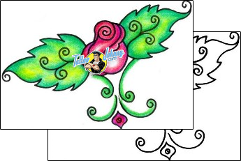 Flower Tattoo plant-life-flowers-tattoos-vivi-vvf-00183