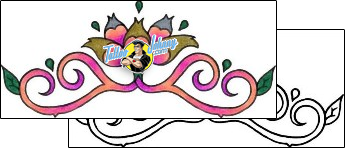 Flower Tattoo for-women-lower-back-tattoos-vivi-vvf-00189