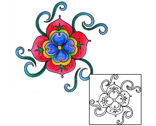 Picture of Plant Life tattoo | VVF-00190