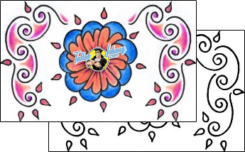Flower Tattoo plant-life-flowers-tattoos-vivi-vvf-00191