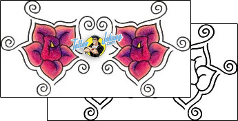 Flower Tattoo plant-life-flowers-tattoos-vivi-vvf-00194