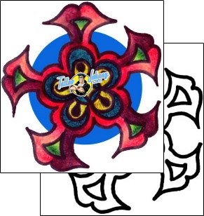 Flower Tattoo plant-life-flowers-tattoos-vivi-vvf-00198