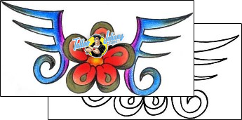 Flower Tattoo plant-life-flowers-tattoos-vivi-vvf-00201