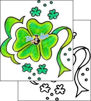 Clover Tattoo plant-life-clover-tattoos-vivi-vvf-00205