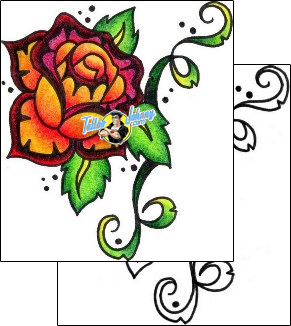 Flower Tattoo plant-life-flowers-tattoos-vivi-vvf-00218