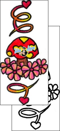 Flower Tattoo plant-life-flowers-tattoos-vivi-vvf-00239