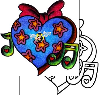 Star Tattoo heart-tattoos-vivi-vvf-00260