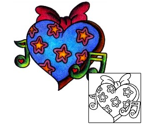 Heart Tattoo Miscellaneous tattoo | VVF-00260
