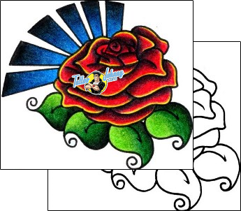 Flower Tattoo plant-life-flowers-tattoos-vivi-vvf-00359
