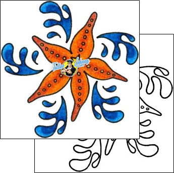 Star Tattoo starfish-tattoos-vivi-vvf-00366