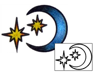 Celestial Tattoo Astronomy tattoo | VVF-00396