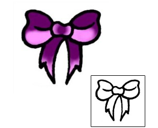 Bow Tattoo Specific Body Parts tattoo | VVF-00447