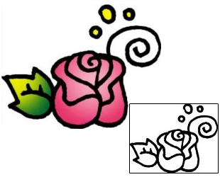 Rose Tattoo Plant Life tattoo | VVF-00484