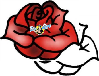 Rose Tattoo plant-life-rose-tattoos-vivi-vvf-00544