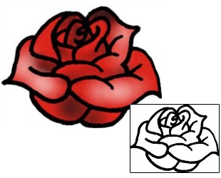 Rose Tattoo Plant Life tattoo | VVF-00544