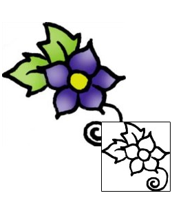 Ankle Tattoo Specific Body Parts tattoo | VVF-00554