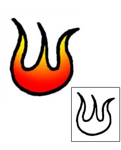 Fire – Flames Tattoo Miscellaneous tattoo | VVF-00587