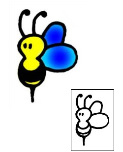 Bee Tattoo Specific Body Parts tattoo | VVF-00622