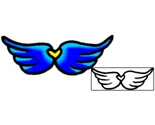 Wings Tattoo For Women tattoo | VVF-00651