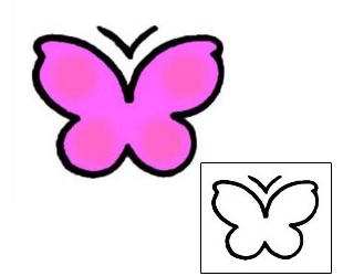 Butterfly Tattoo Insects tattoo | VVF-00652