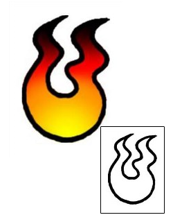 Fire – Flames Tattoo Miscellaneous tattoo | VVF-00666
