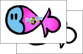 Fish Tattoo marine-life-fish-tattoos-vivi-vvf-00710