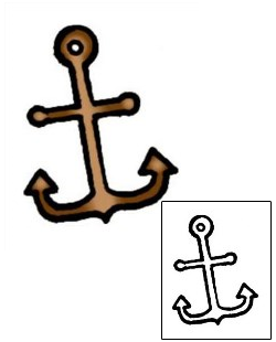 Anchor Tattoo Specific Body Parts tattoo | VVF-00730