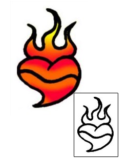 Fire – Flames Tattoo For Women tattoo | VVF-00749