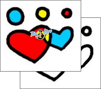 Heart Tattoo ankle-tattoos-vivi-vvf-00766