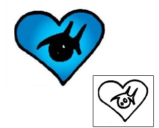 Heart Tattoo For Women tattoo | VVF-00813