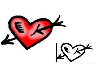 Heart Tattoo For Women tattoo | VVF-00825