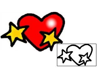 Heart Tattoo For Women tattoo | VVF-00830