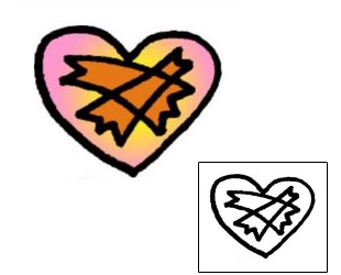 Heart Tattoo For Women tattoo | VVF-00841