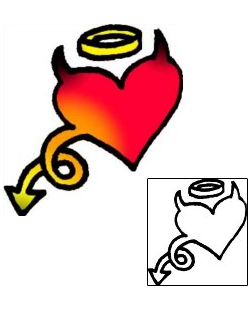 Heart Tattoo For Women tattoo | VVF-00847