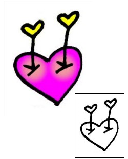 Heart Tattoo For Women tattoo | VVF-00856