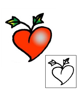 Heart Tattoo For Women tattoo | VVF-00871
