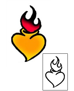 Fire – Flames Tattoo For Women tattoo | VVF-00920