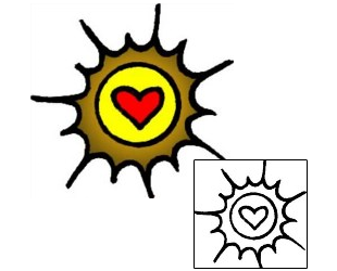 Sun Tattoo Astronomy tattoo | VVF-00958
