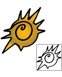 Sun Tattoo Astronomy tattoo | VVF-01000