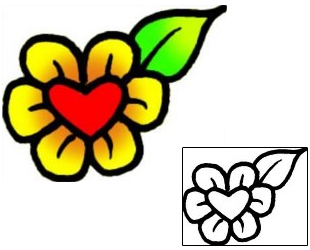 Heart Tattoo For Women tattoo | VVF-01005