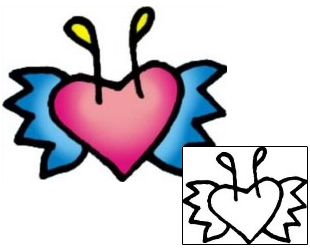Heart Tattoo For Women tattoo | VVF-01028