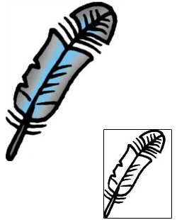 Feather Tattoo Miscellaneous tattoo | VVF-01127