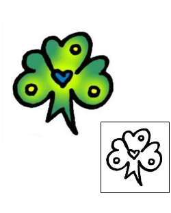 Clover Tattoo Specific Body Parts tattoo | VVF-01181