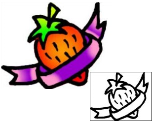 Strawberry Tattoo Miscellaneous tattoo | VVF-01192