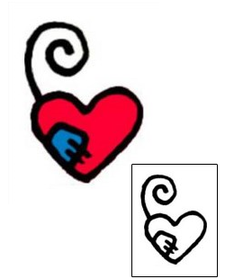 Heart Tattoo For Women tattoo | VVF-01224