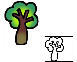 Tree Tattoo Plant Life tattoo | VVF-01246