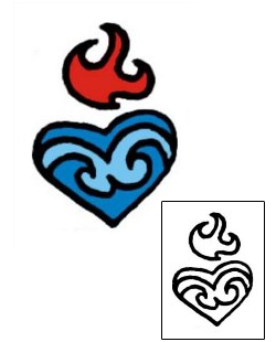 Heart Tattoo For Women tattoo | VVF-01309