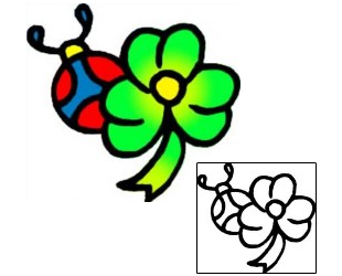 Flower Tattoo Specific Body Parts tattoo | VVF-01330